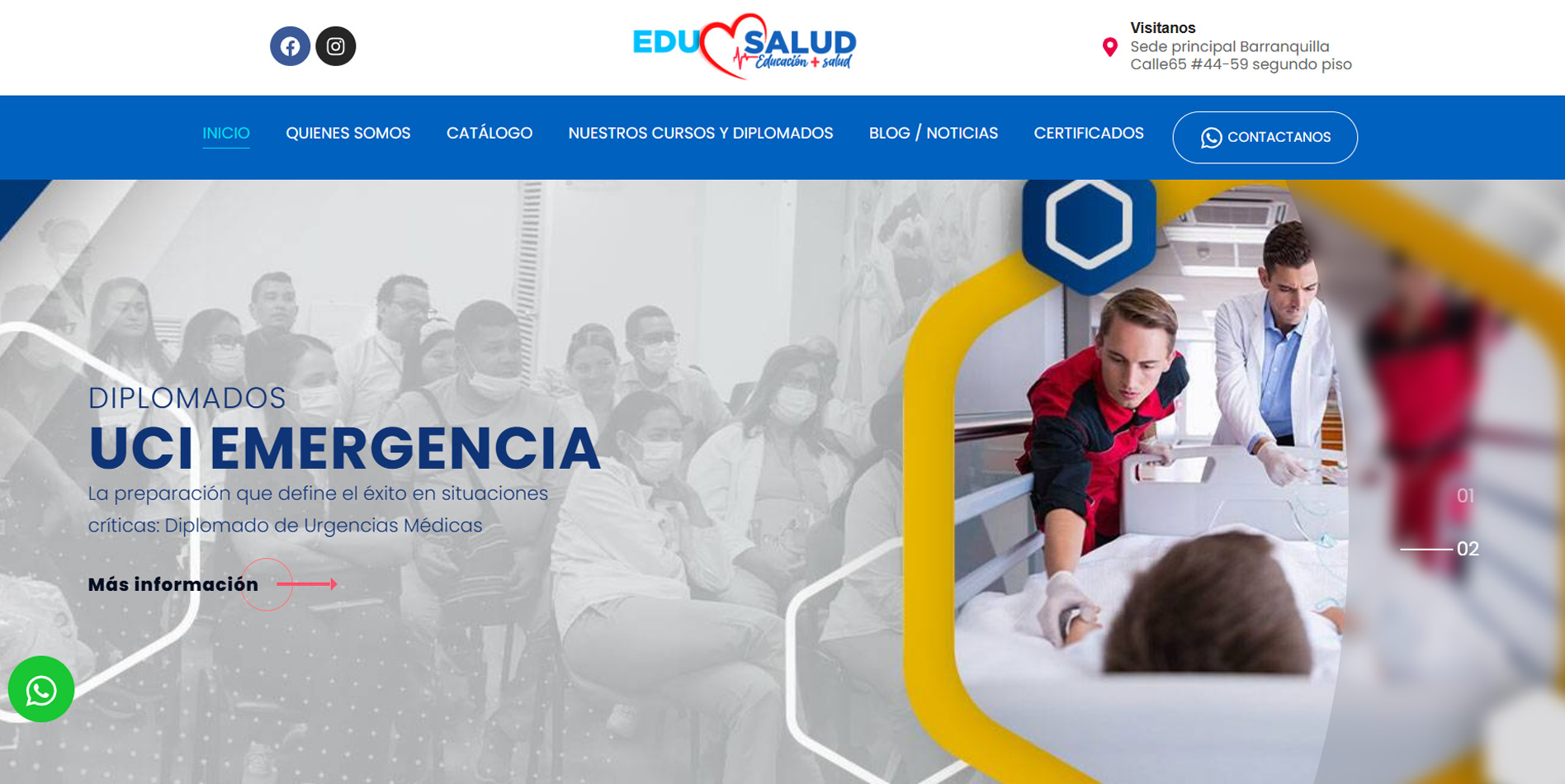 Edumsalud Sitio Web