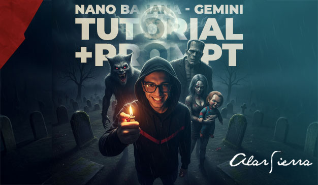 TUTORIAL NANO BANANA + PROMPT | El ultimo Halloween